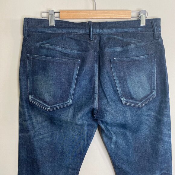 John Elliott Cast 2 Slim Skinny Jeans Iodine Dark Faded Indigo 34 - Picture 8 of 13